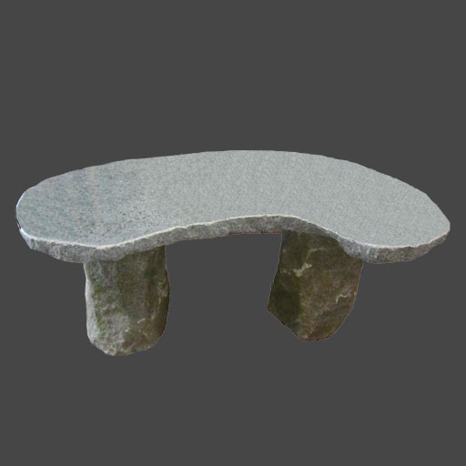 Curved Granite Bench